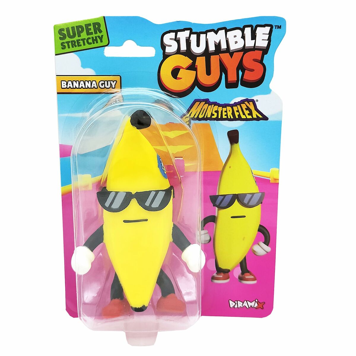 Boneco Bizak Monsterflex Stumble Guys Flexível